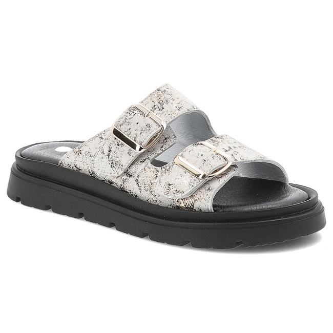 Flip-Flops ARMODO - 5-1750-008 Boa Złoto Biały